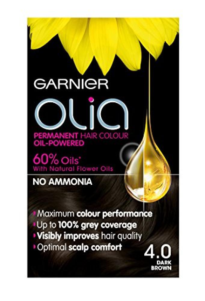 Garnier Olia 4.0 Dark Brown Permanent Hair Dye