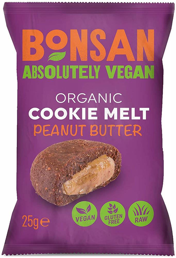 Bonsan Organic Vegan Cookie Melt - Peanut Butter 25 g