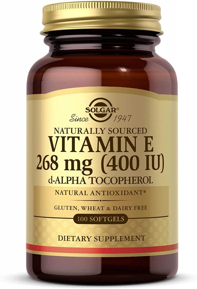 Solgar Natural Source Vitamin E 100 softgels
