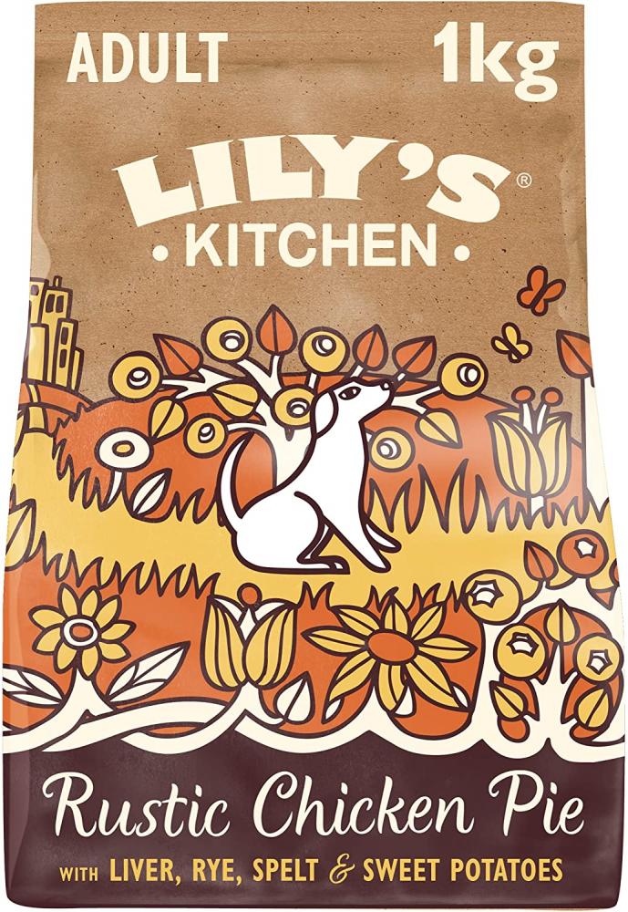 Lilys Kitchen Ancient Grains with Chicken and Turkey - Complete Adult Dog Dry Food 1 kg