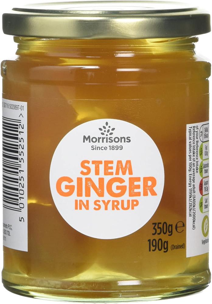 De-Identified Stem Ginger in Syrup 350g