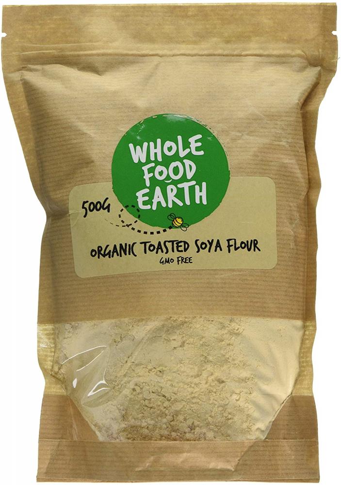 Wholefood Earth Organic Toasted Soya Flour 500 g