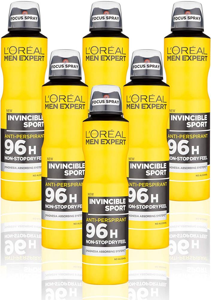 Loreal Men Expert Invincible Sport 96H Anti-Perspirant Deodorant for Men 250ml