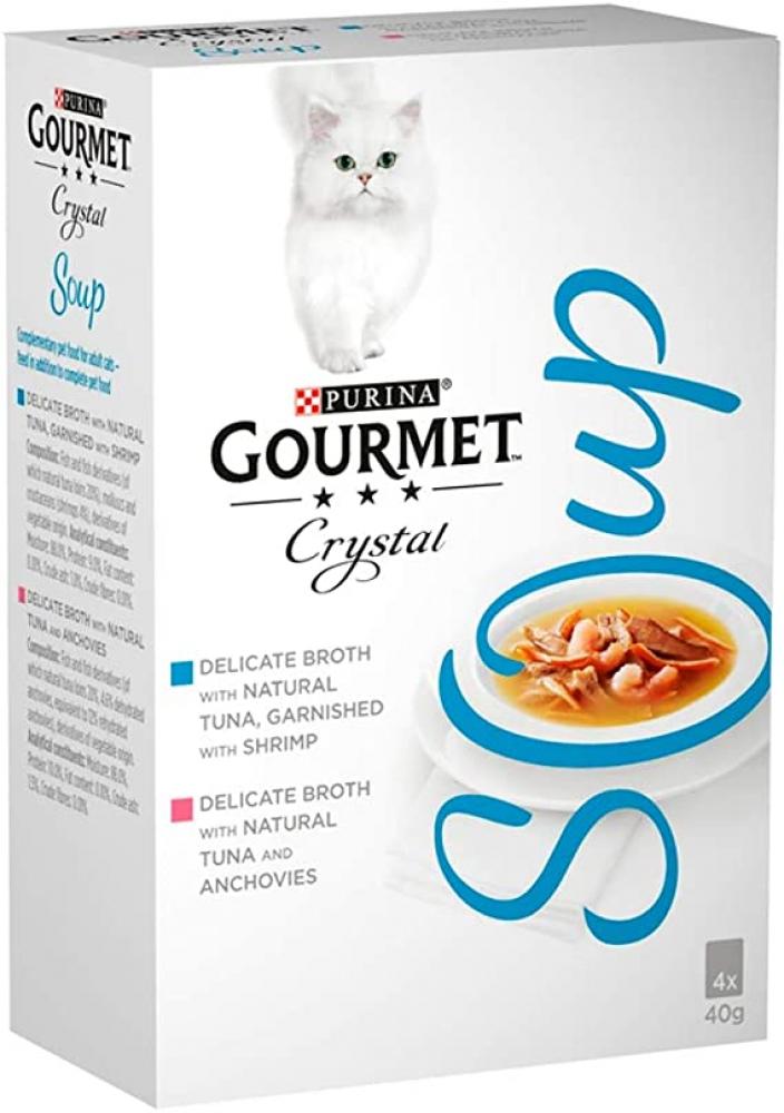 Purina Gourmet Crystal Soup Delicate Broth for Cat with Natural Tuna