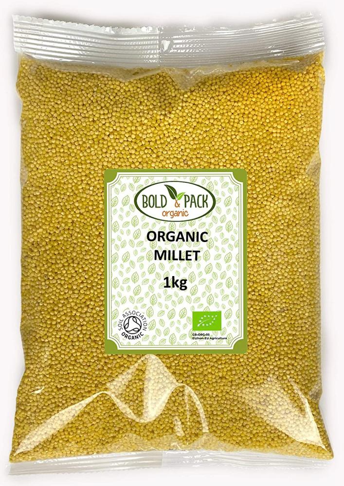 Bold and Pack Organic Millet Grain 1kg