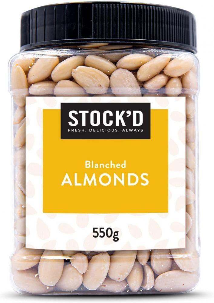 Stockd Blanched Almonds 550g