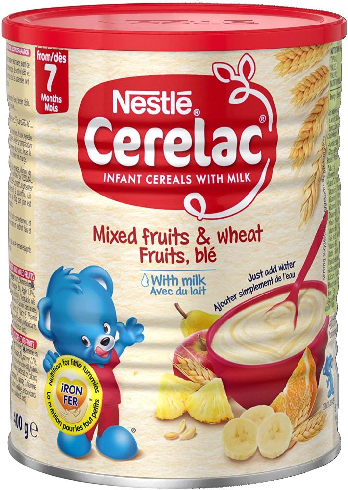 Nestle Cerelac Mixed Fruits and Wheat with Milk Infant Cereal 7 months plus 400 g