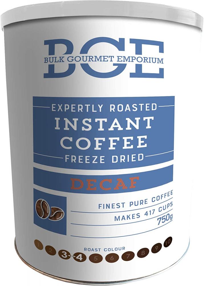 Bulk Gourmet Emporium Instant Coffee Decaf 750g