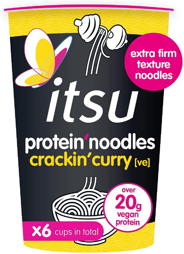 Itsu Crackin Curry Protein Noodles Cup 63g