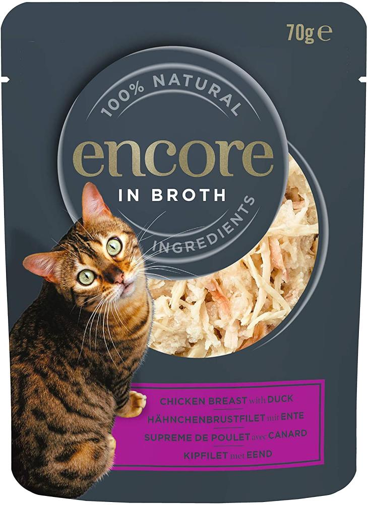 Encore Natural Wet Cat Food Chicken with Duck 70g