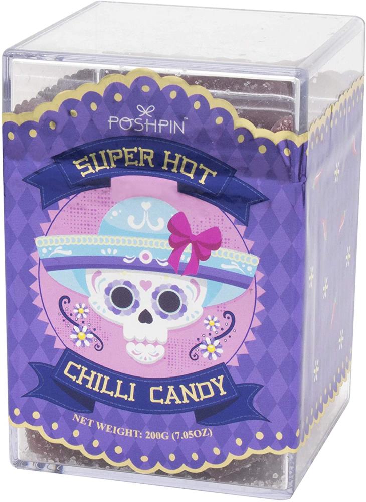 Poshpin Super Hot Vegan Chilli Purple Candy Gift Box 200g
