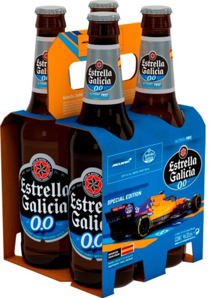 Estrella Galicia 0 Percent Beer 4 x 330ml