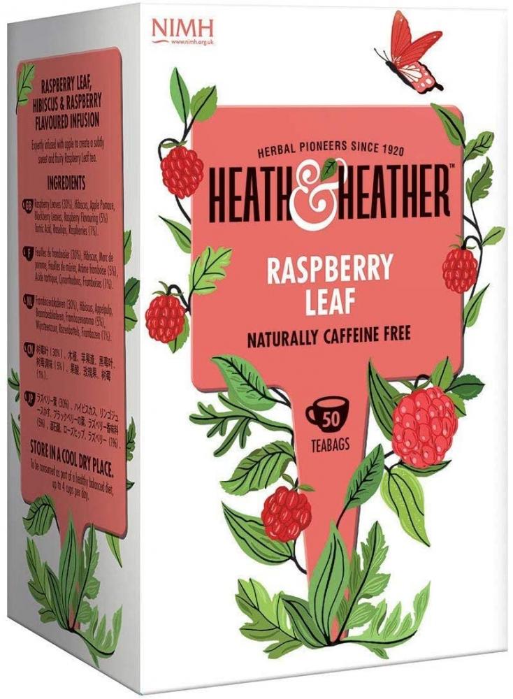 Heath and Heather Raspberry Leaf Tea 50 bags