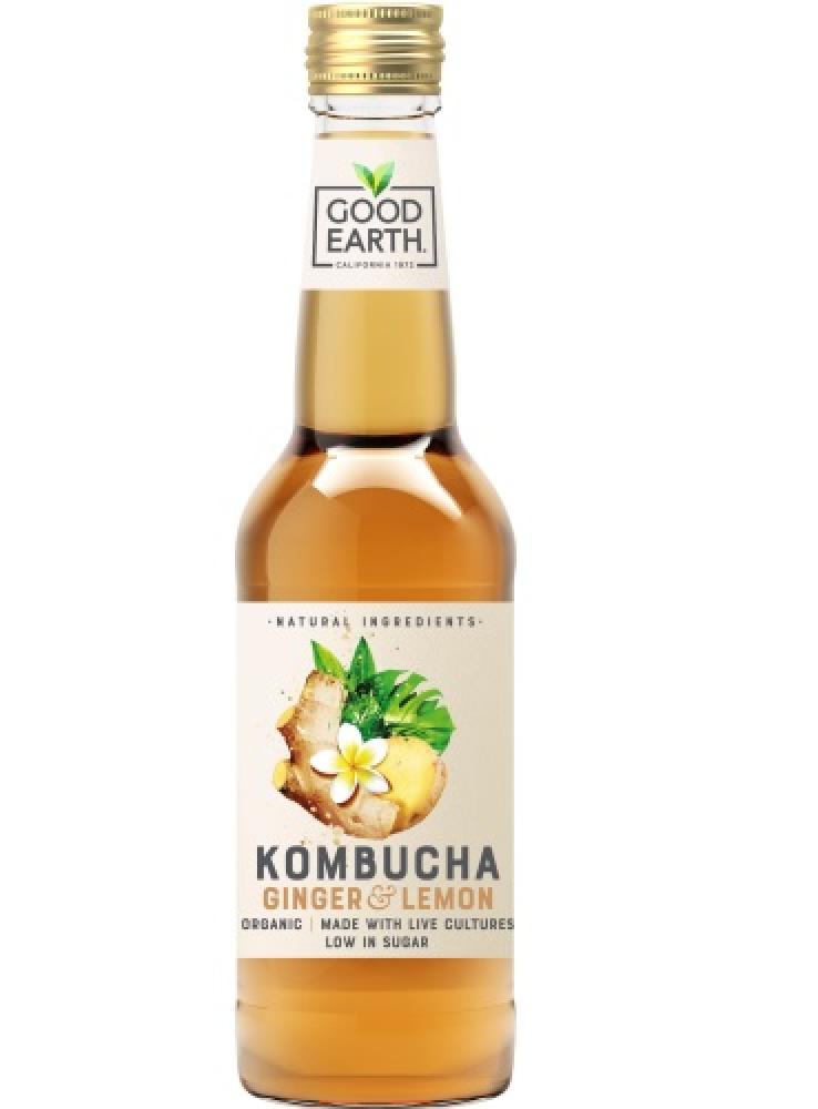 Good Earth Kombucha Ginger and Lemon 275ml