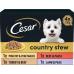 Image of FLASH DEAL Cesar Country Stew Adult Wet Dog Food Mixed Selection 4x150g