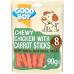 Image of FLASH DEAL Good Boy Chewy Chicken With Carrot Sticks - Dog Treats 90g