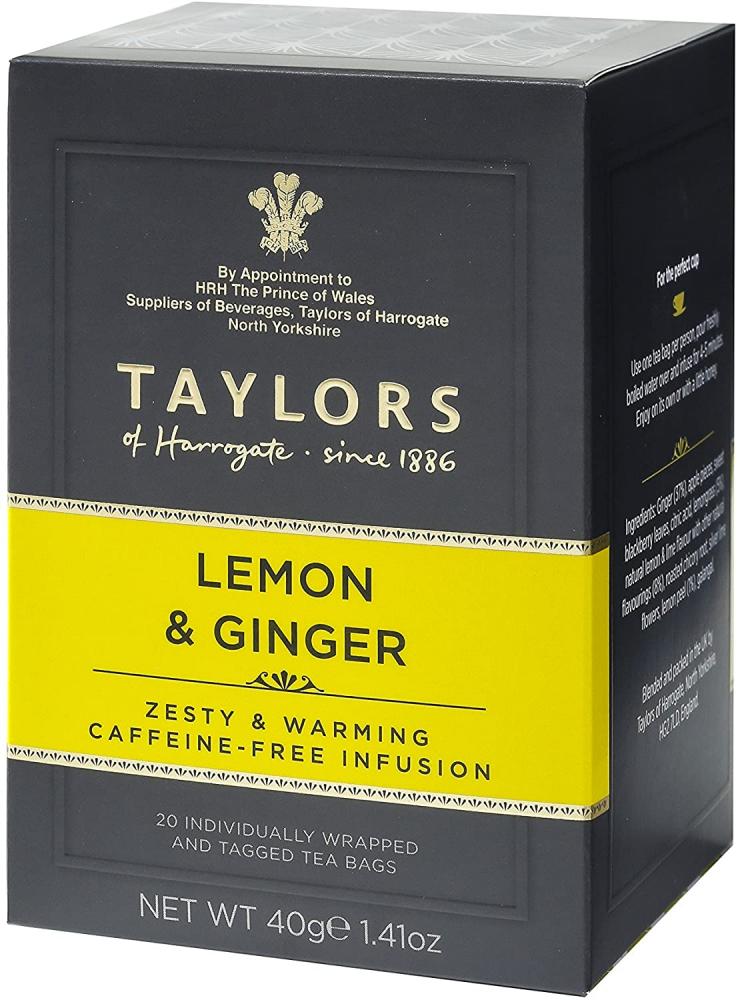 Taylors Of Harrogate Lemon and Ginger Tea 40g