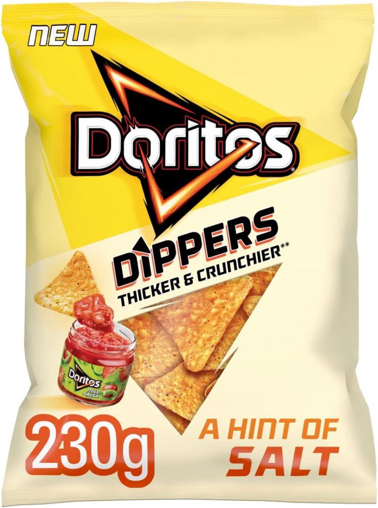 SALE  Doritos Dippers A Hint Of Salt Corn Chips 230g