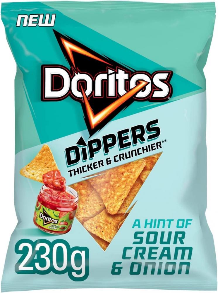 Doritos Dippers Hint of Sour Cream and Onion 230g