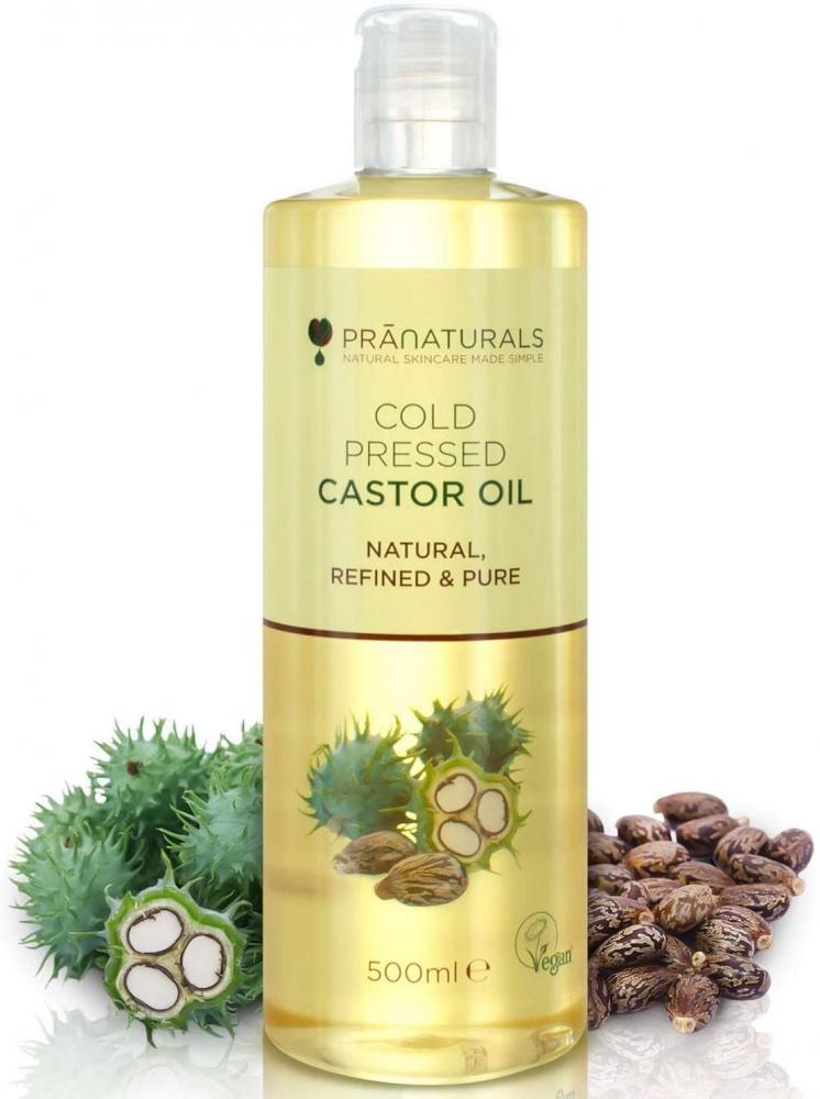 PraNaturals Cold Pressed Castor Oil 500ml | Approved Food