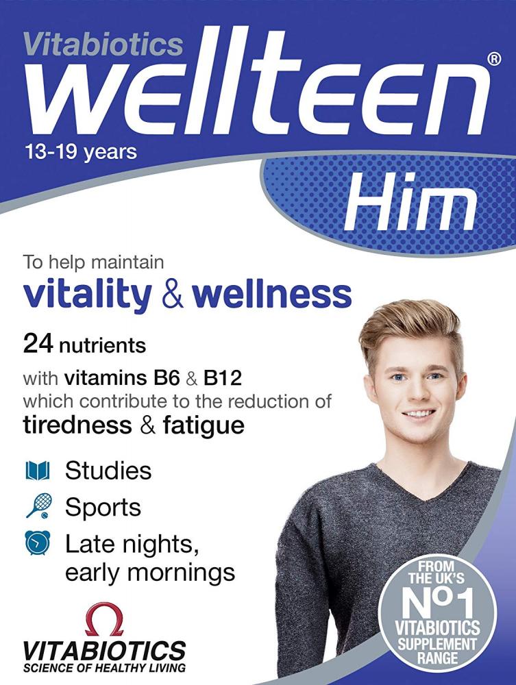 Vitabiotics Wellteen Him 30 Tablets