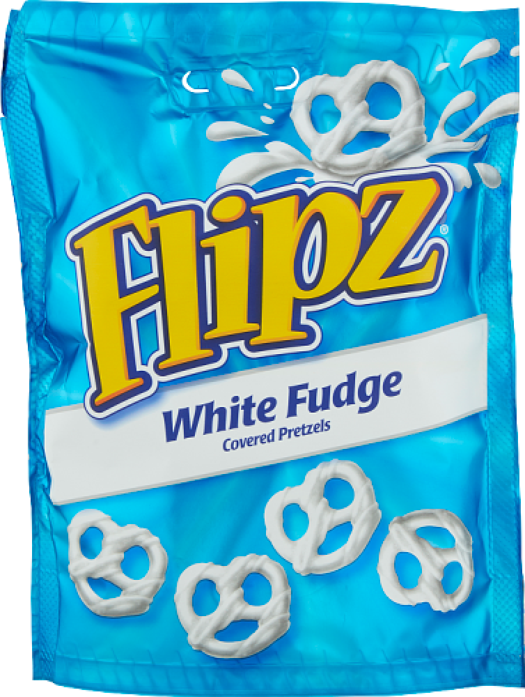 Flipz White Fudge Coated Pretzels 90g Approved Food 