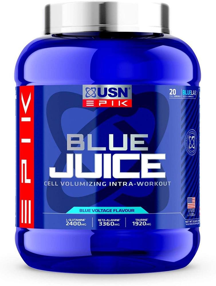 SALE  USN EPIK Blue Juice BCAA Intraworkout Blue Voltage 880g