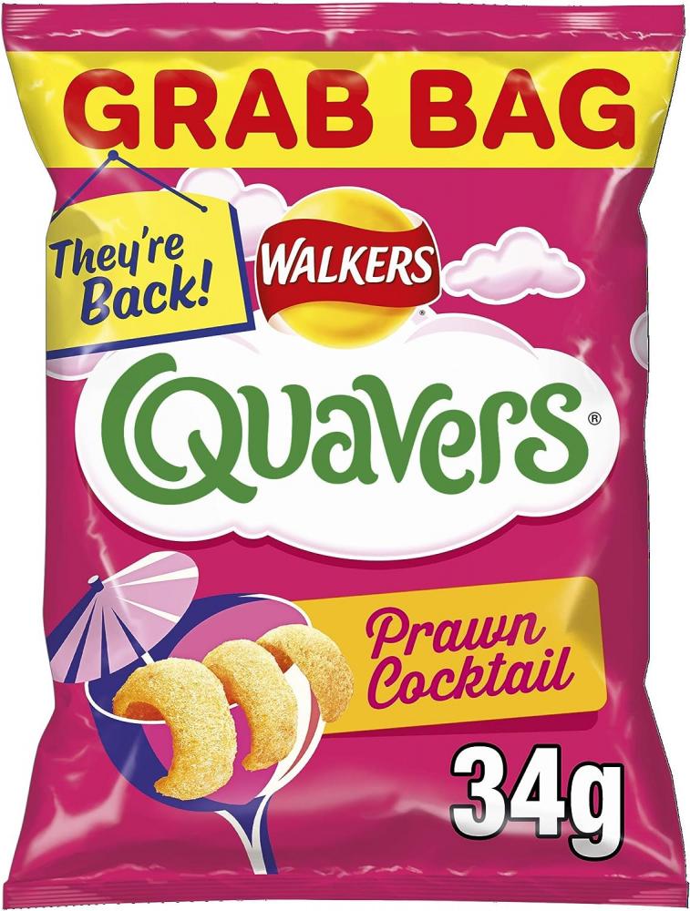 Walkers Quavers Grab Bag Prawn Cocktail 34g