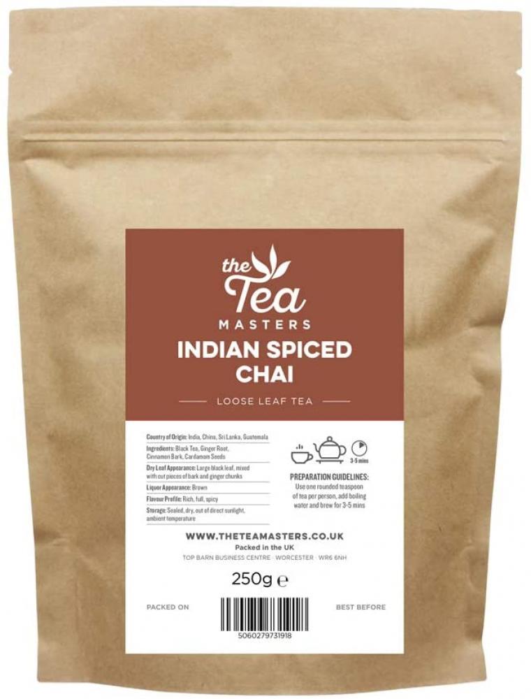 The Tea Masters Indian Spiced Chai Loose Leaf Tea 250g