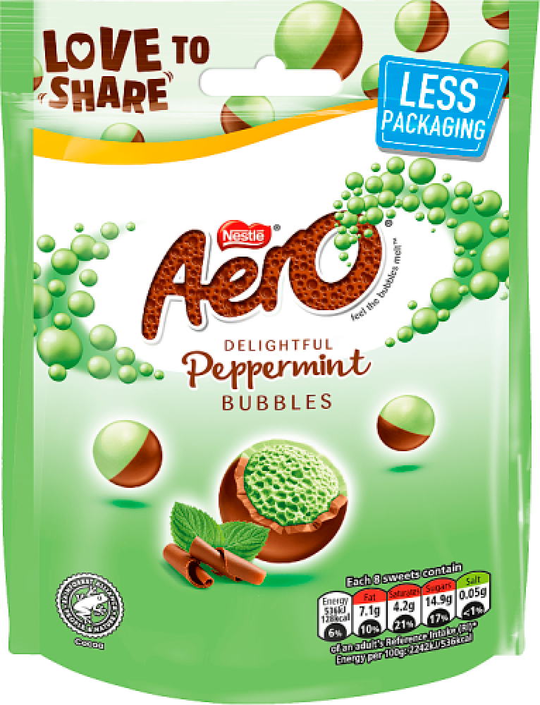 Nestle Aero Bubbles Peppermint 92g