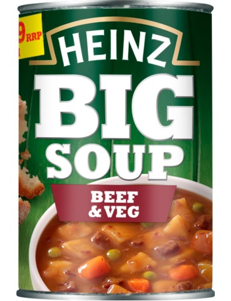 Heinz Big Soup Beef and Vegetable 400g