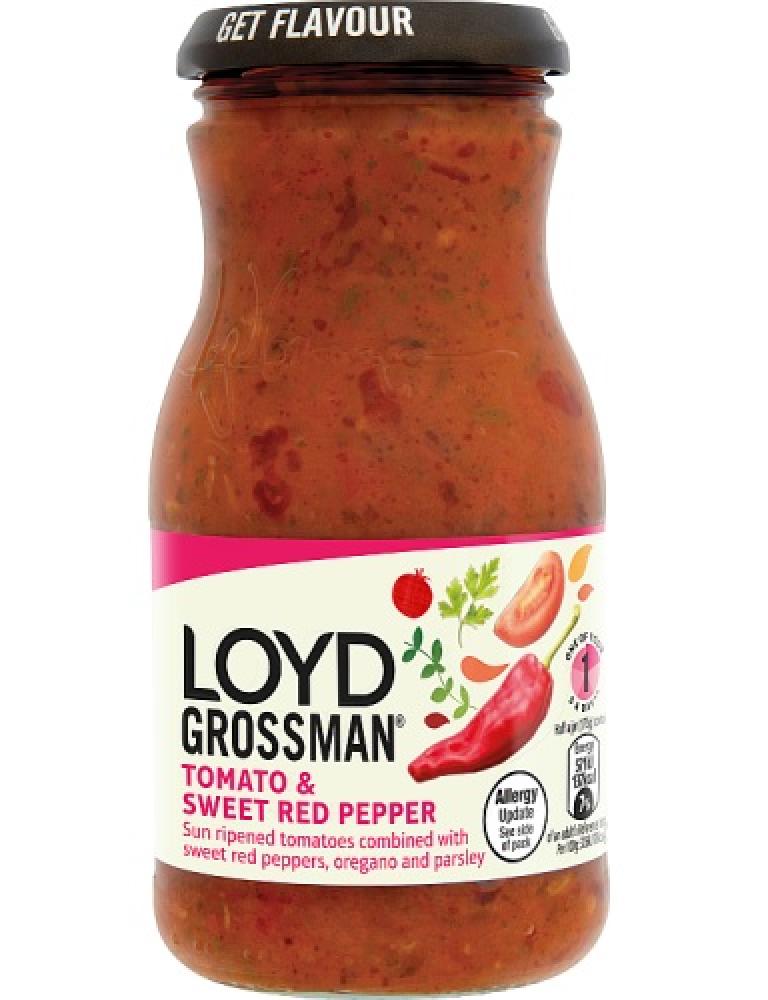 Loyd Grossman Tomato and Sweet Red Pepper Sauce 350g