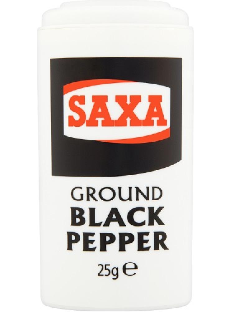 Saxa Ground Black Pepper 25g