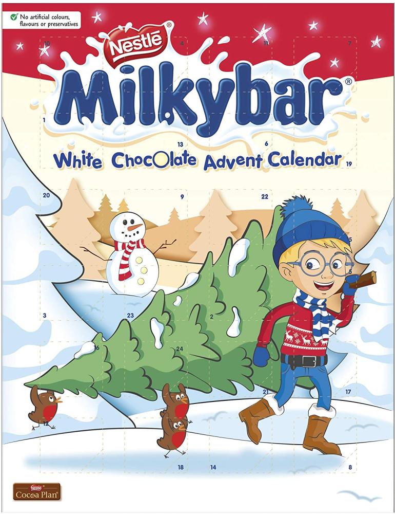 Nestle Milkybar White Chocolate Christmas Advent Calendar 85 g
