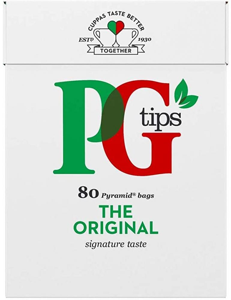 PG Tips 80 Pyramid Tea Bags 232g