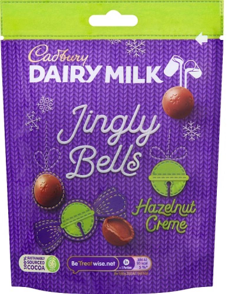 Cadbury Dairy Milk Jingly Bells Hazelnut Creme 73g