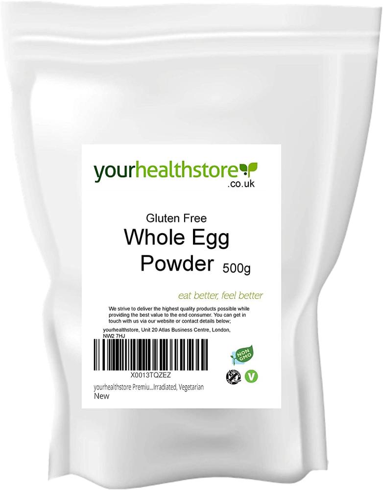 yourhealthstore Premium Non GMO Gluten Free Pure Whole Egg Powder 500g