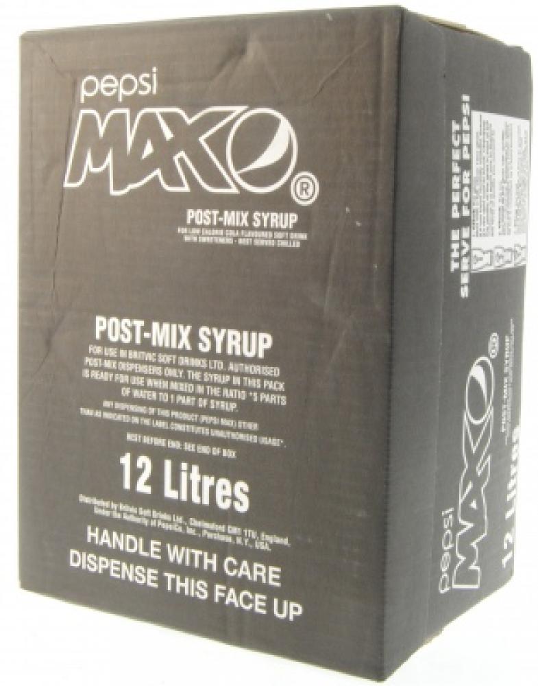 Pepsi Max Post Syrup 12 Litres | Approved