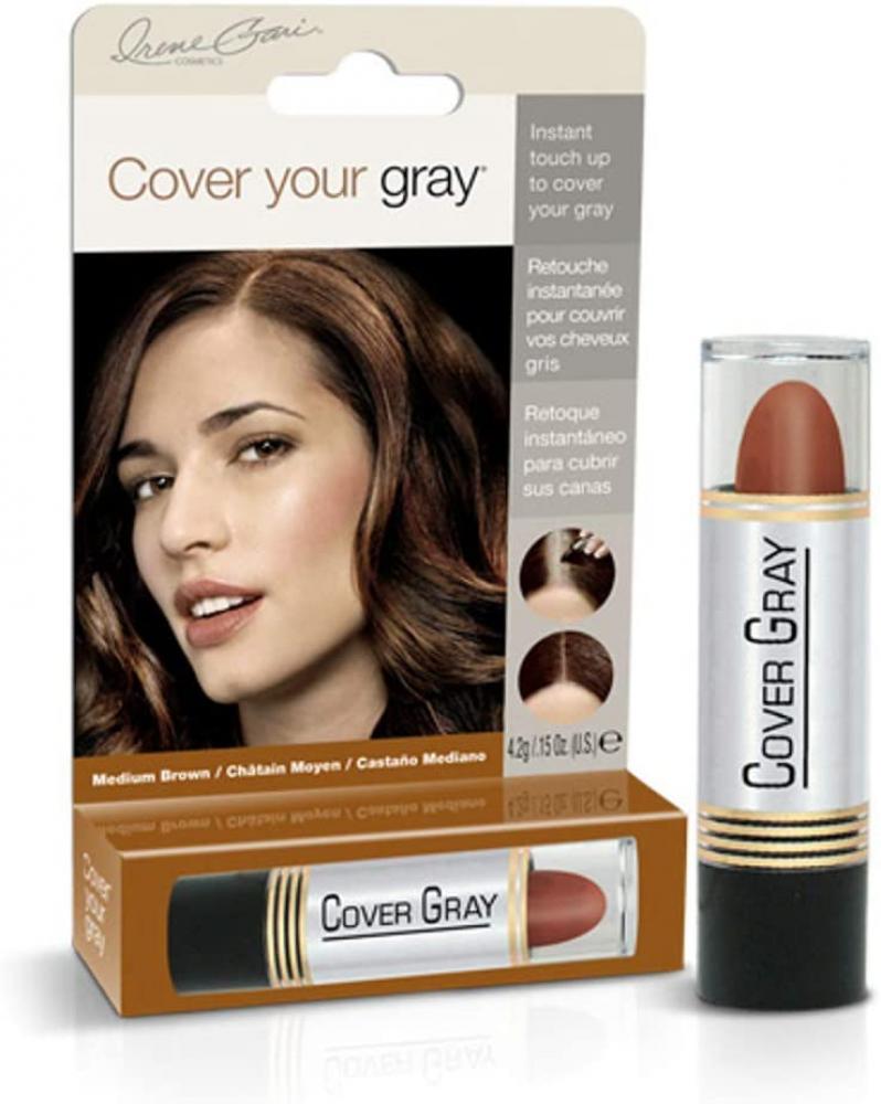 Irene Gari Cover Your Gray Stick for Women MEDIUM BROWN 4.2g