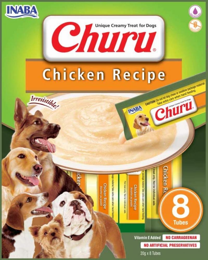 BIG SALE  Inaba Churu Sticks Dog Treat Chicken Flavour 8 x 20g