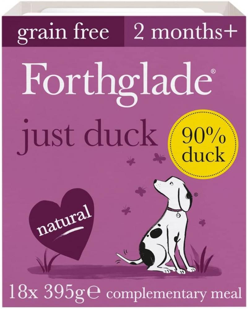 Forthglade Complementary Natural Wet Dog Food Grain Free Just Duck 395g