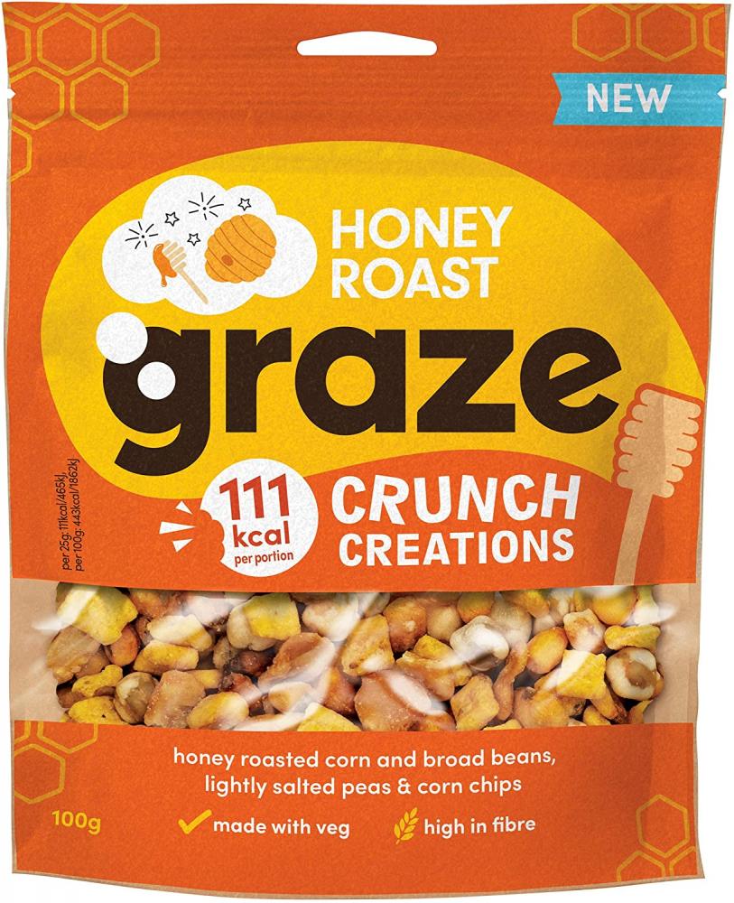 Graze Honey Roast Crunch Creations 100 g