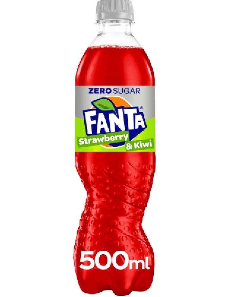 Fanta Zero Strawberry and Kiwi 500ml