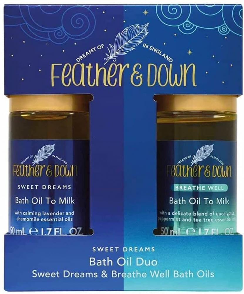 Feather and Down Sweet Dreams Bath Oil Duo Gift Set 2x50ml