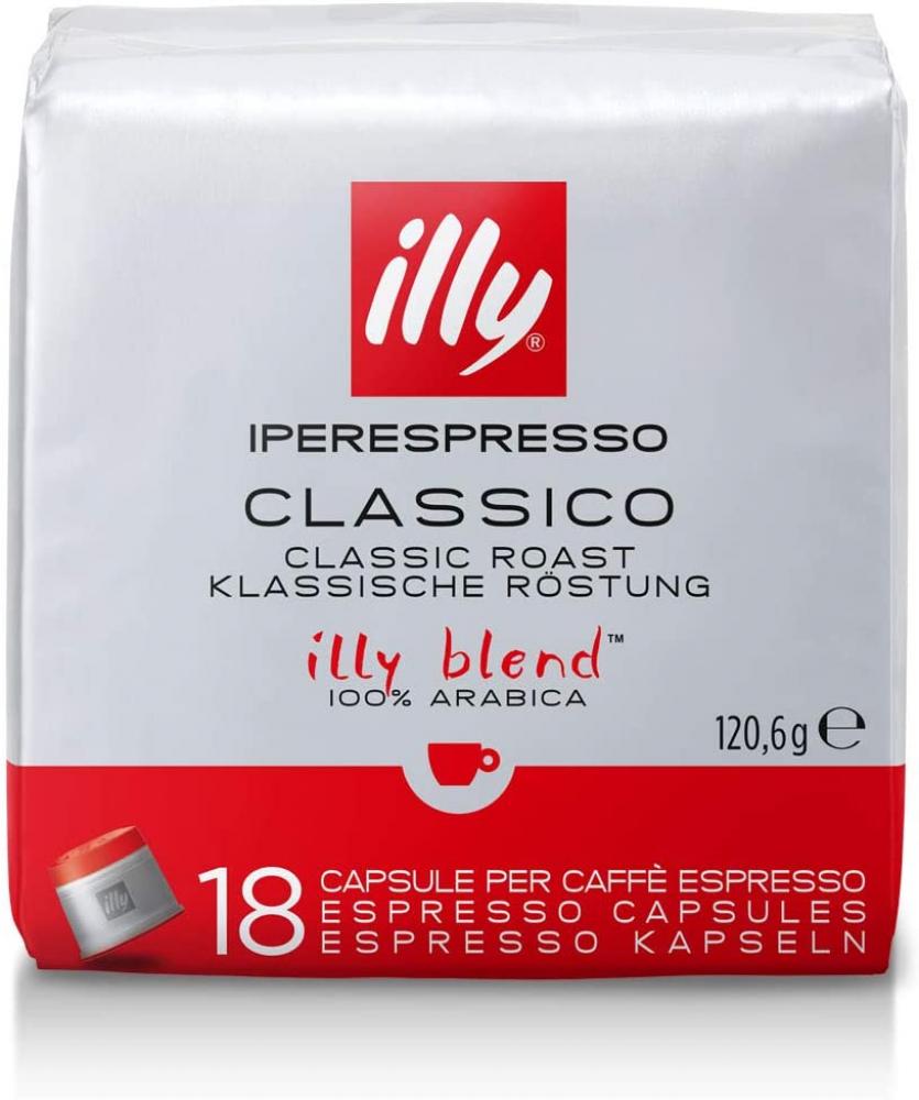Illy Iperespresso Classico 100 Percent Arabica Blend Capsules 18 Capsules