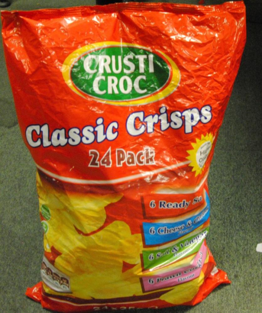 malt Stræde Spænding Crusti Croc Classic Crisps Variety 24 x 25g | Approved Food