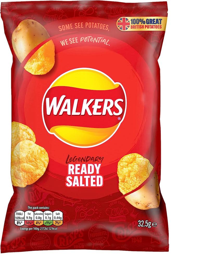SALE  Walkers Ready Salted 32.5 g