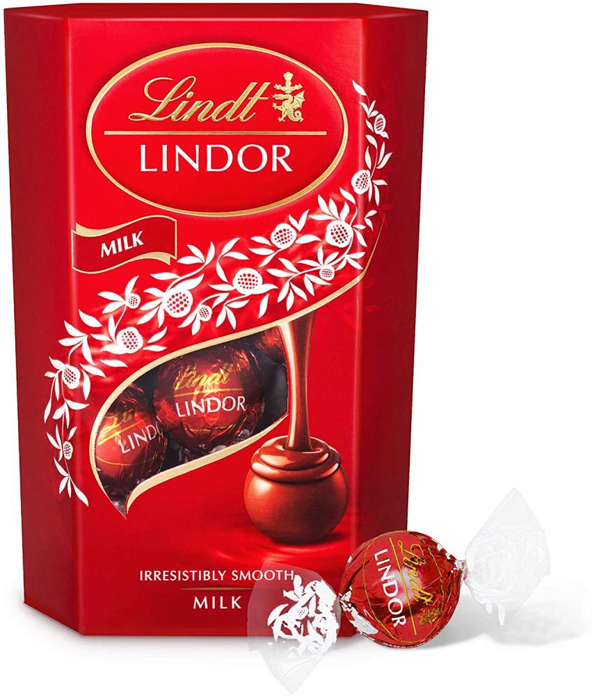 Lindt Lindor Milk Chocolate Truffles Box 200g Approved Food 4994