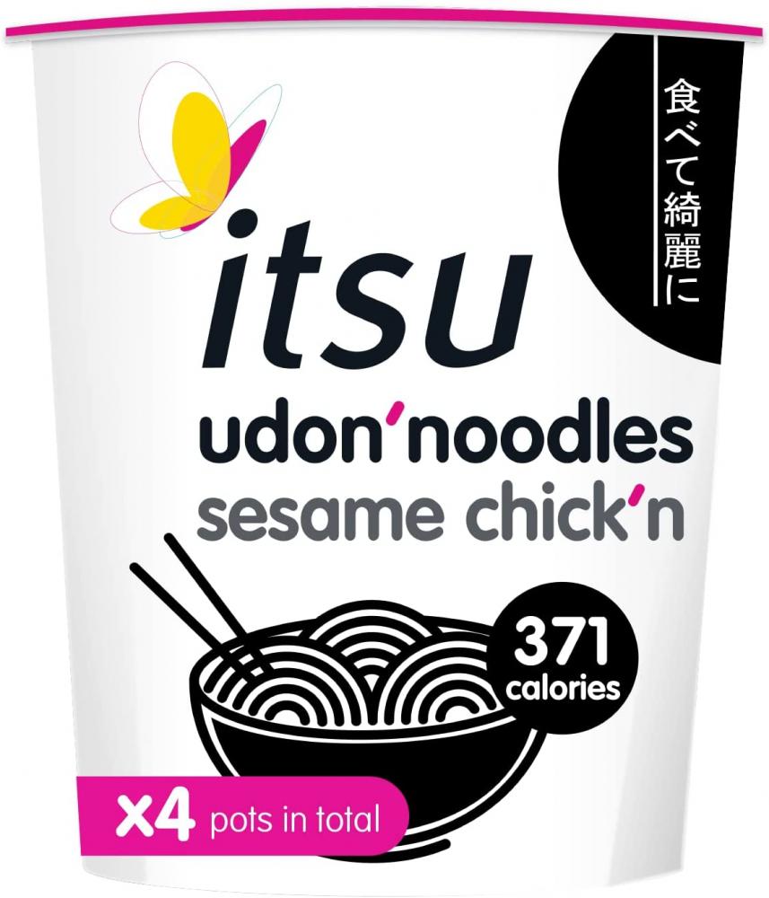 SALE  Itsu Sesame Chickn Instant Udon Noodles Pot 182g