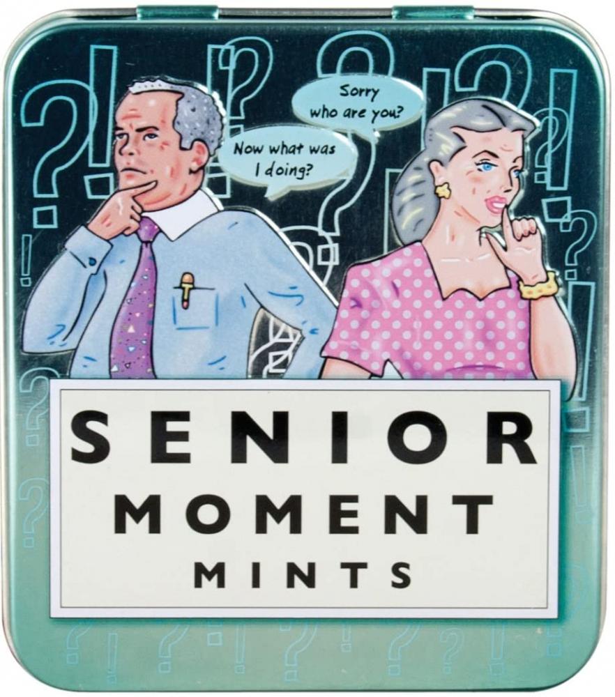 Spencer and Fleetwood Sugar Free Mints In A Senior Moment Tin 45g